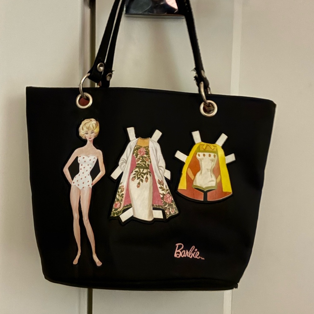 Barbie RARE vintage mini tote paper doll design